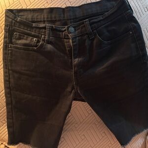 Levi's Black Jean Shorts for Women